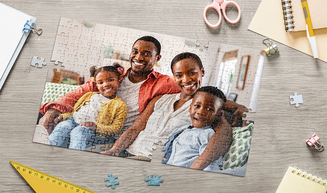 Puzzle personnalisé en carton