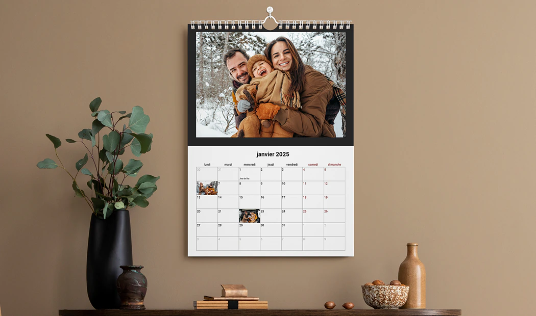 Calendrier Photo Mural