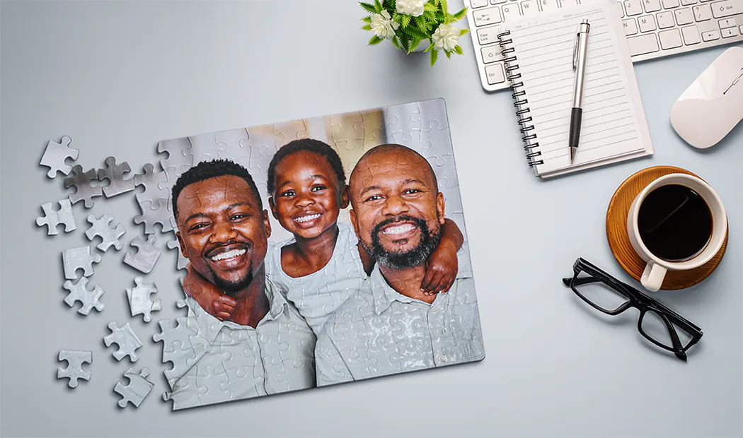 Puzzle personnalisé en carton
