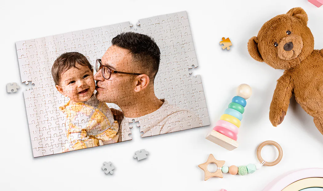 Puzzle personnalisé en carton