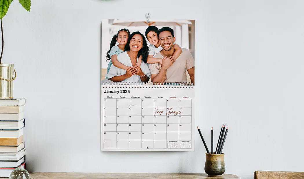Calendrier Photo Mural