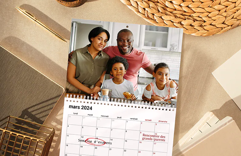 Calendrier Photo Mural
