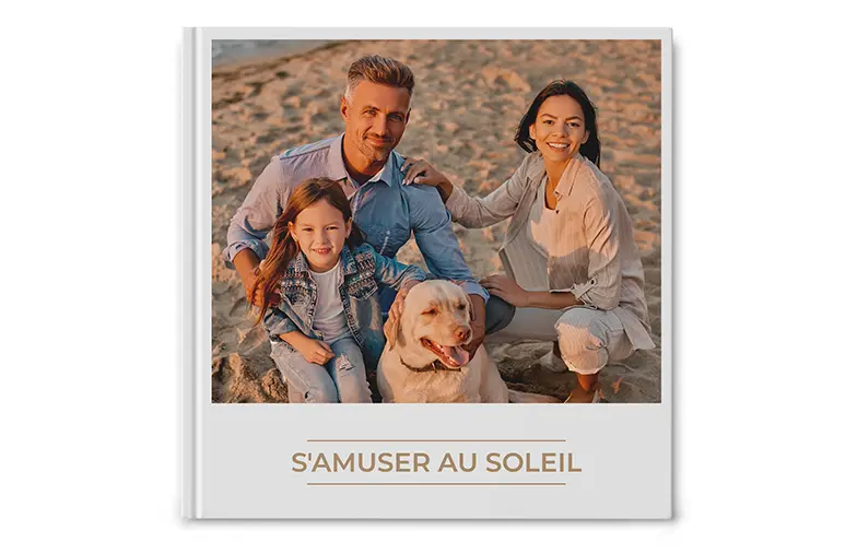 Livre photo à couverture rigide