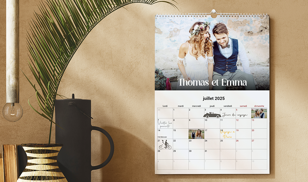 Calendrier Photo Mural
