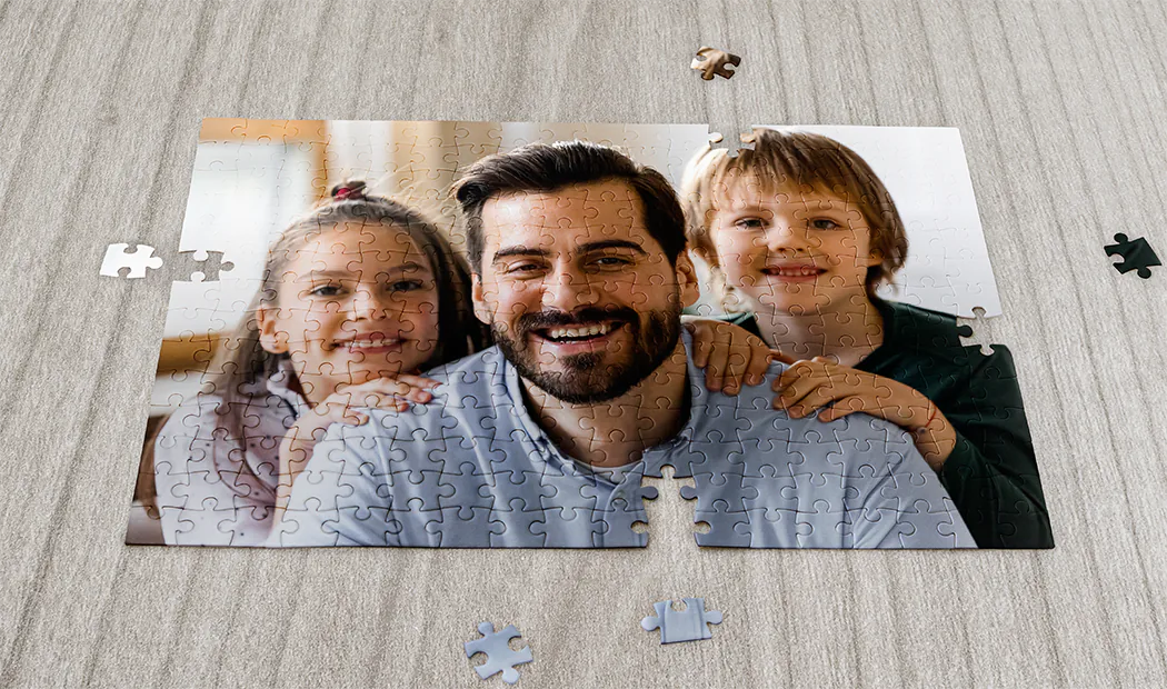 Puzzle personnalisé en carton