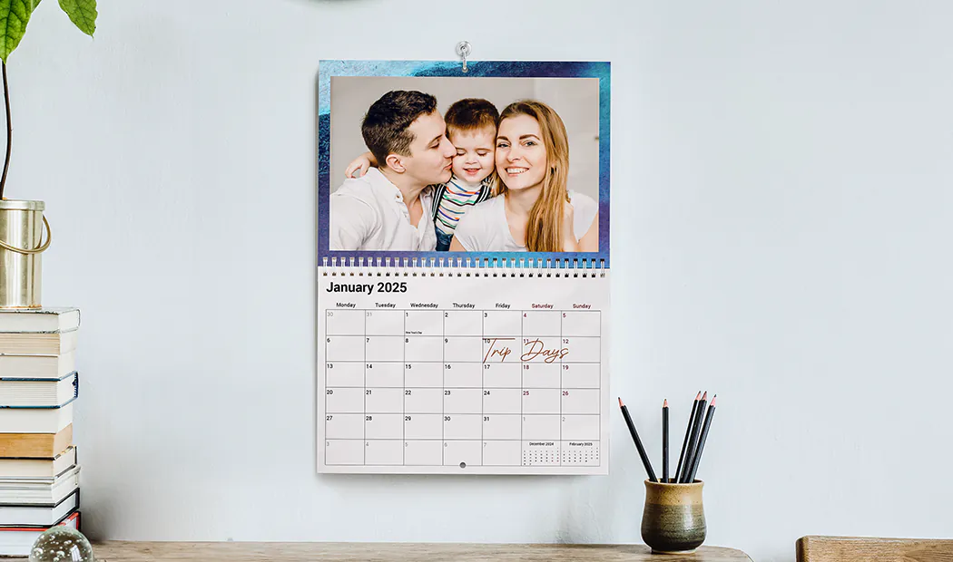 Calendrier Photo Mural