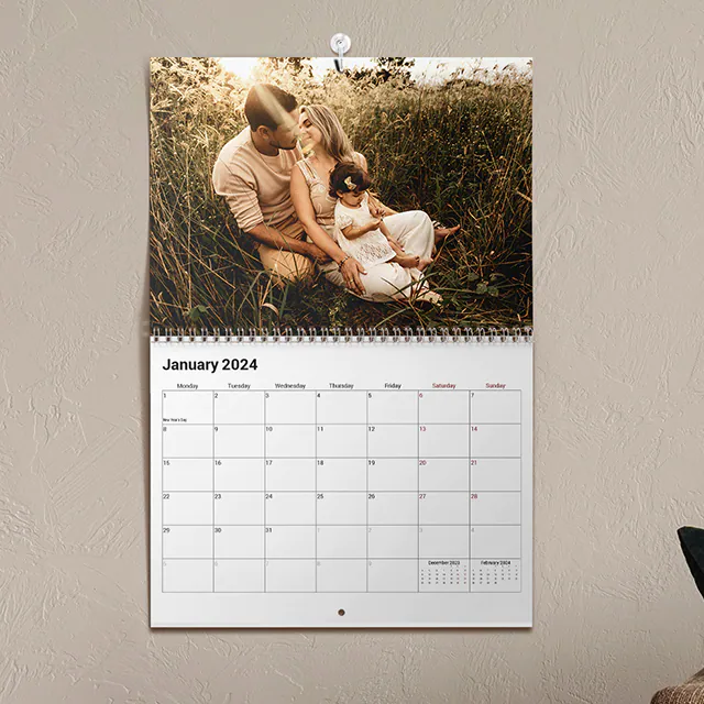 Calendriers Muraux|Calendrier Photo Mural Double Page A3|||||||||