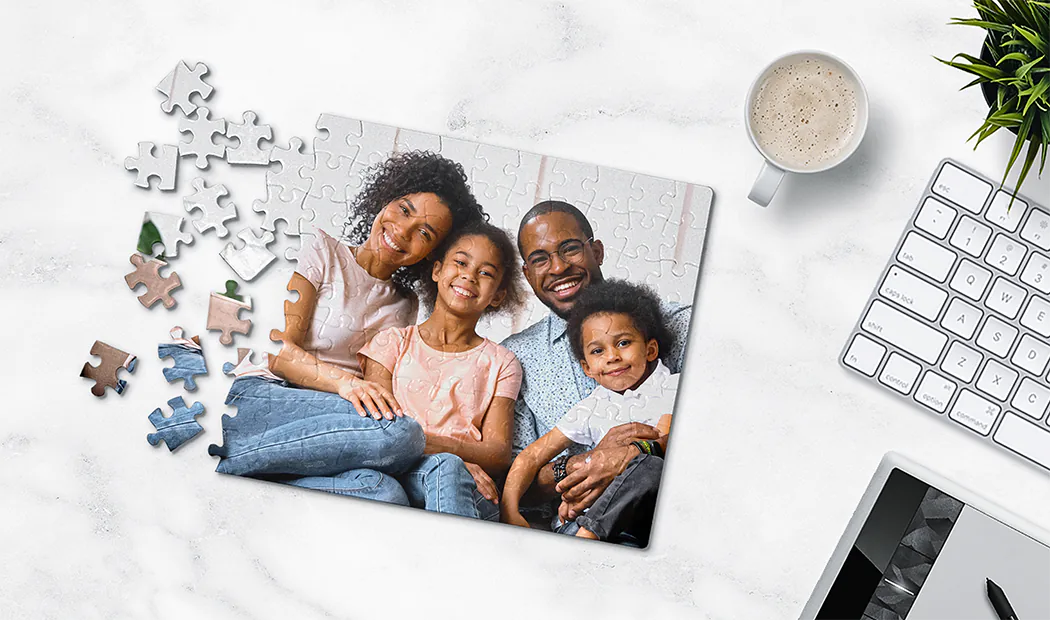 Puzzle personnalisé en carton