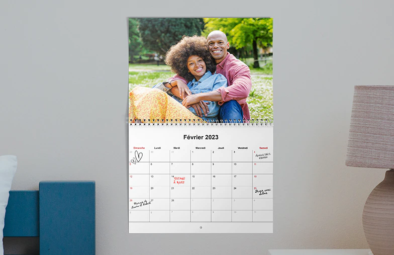 Calendrier Photo Mural