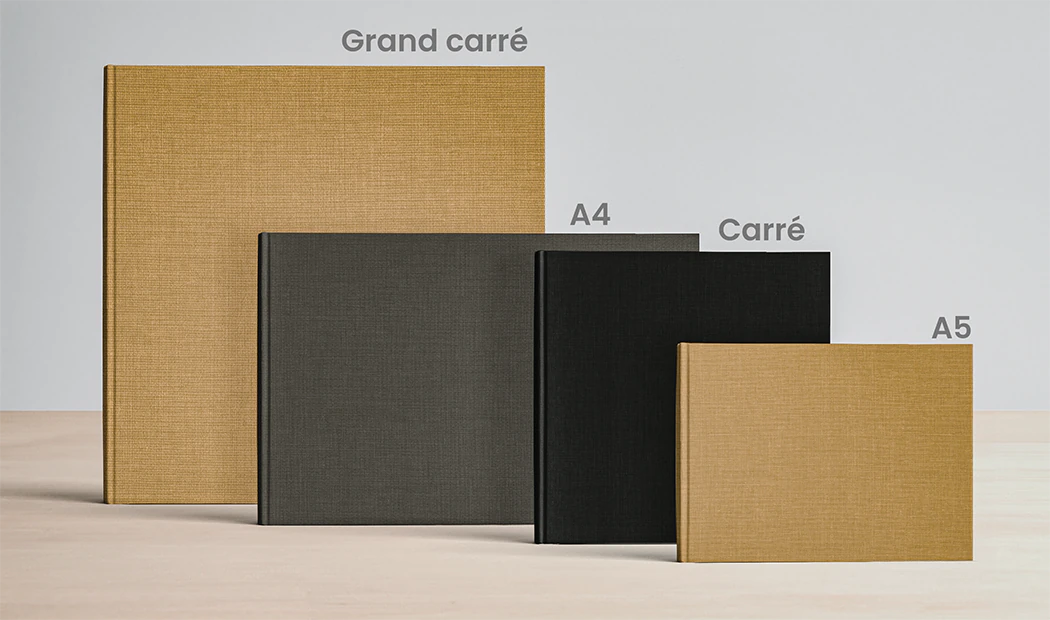 Livre photo en tissu de luxe