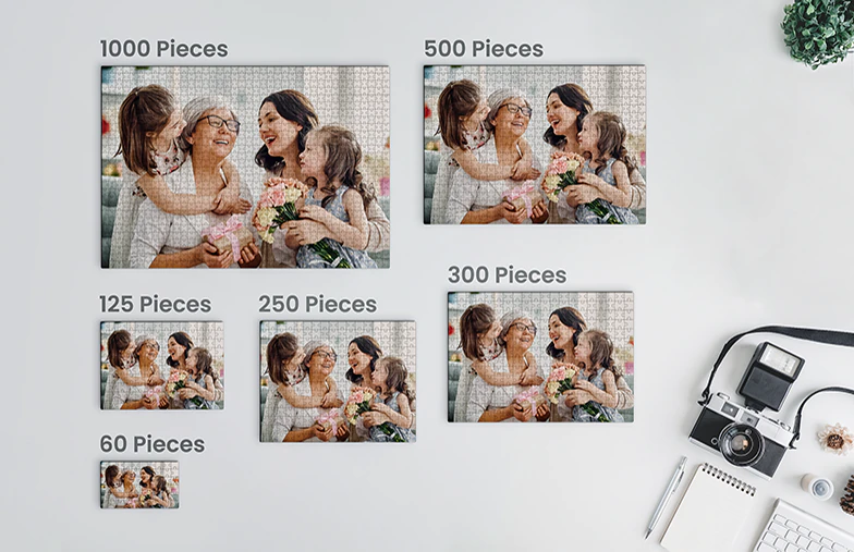 Puzzle personnalisé en carton
