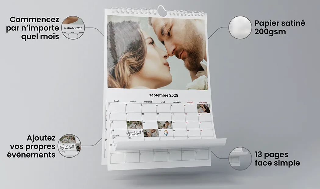 Calendrier Simple 13 Pages