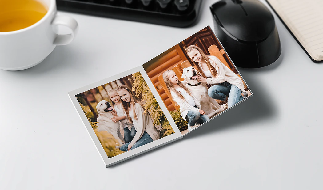 Mini Livres Photo - Ouverture à Plat