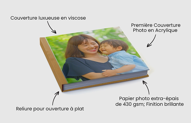 Livre photo à ouverture plate Luxe
