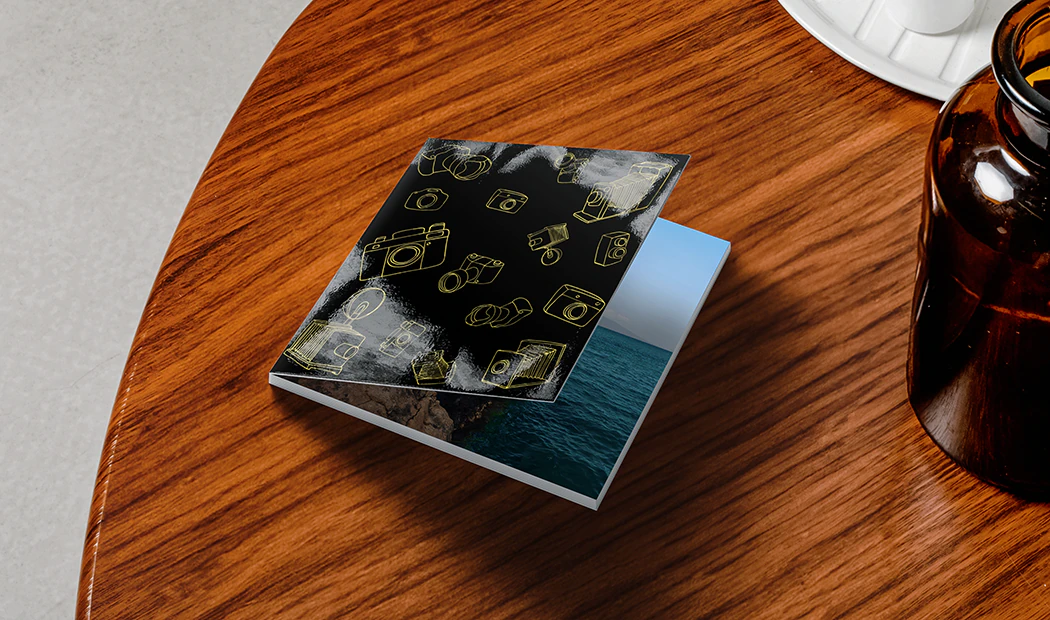 Mini livre (ouverture à plat)