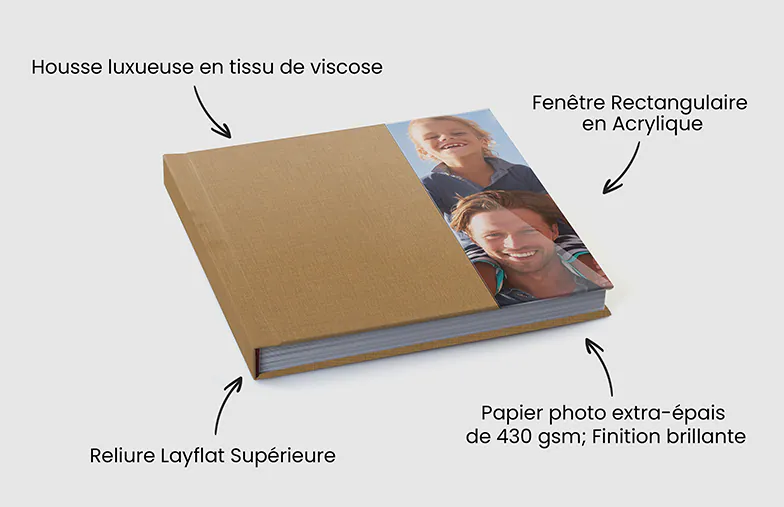 Livre photo à ouverture plate Luxe