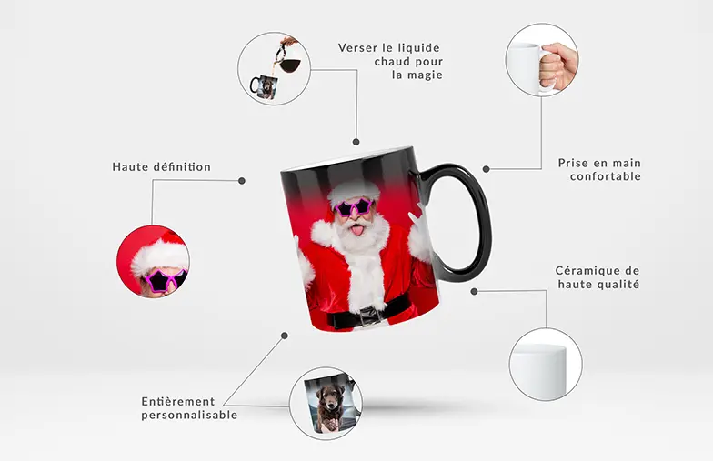 Mug magique personnalisé