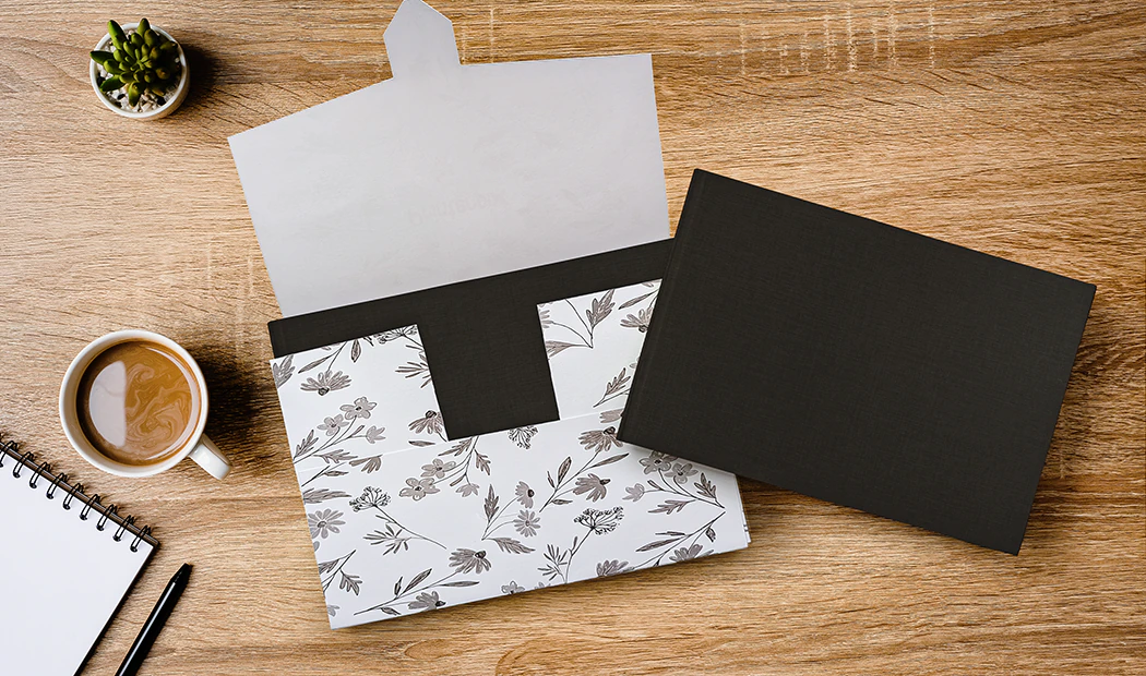Livre photo en tissu de luxe