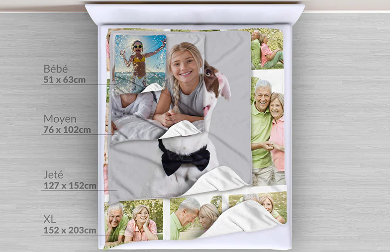 Couverture polaire personnalisée