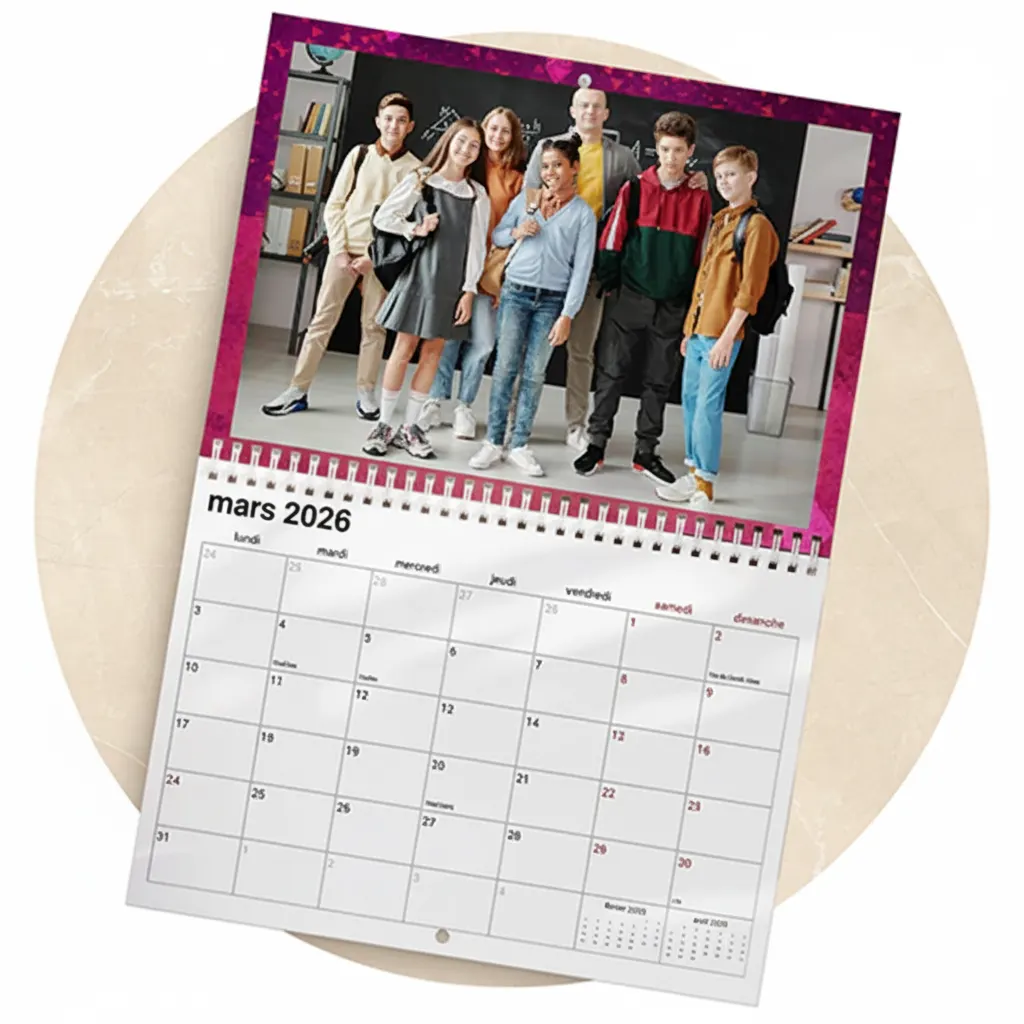 Calendrier Double-Page A2