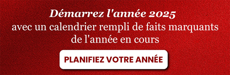 Démarrer la nouvelle année avec un calendrier