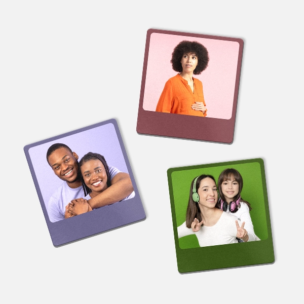 Magnet photo carré