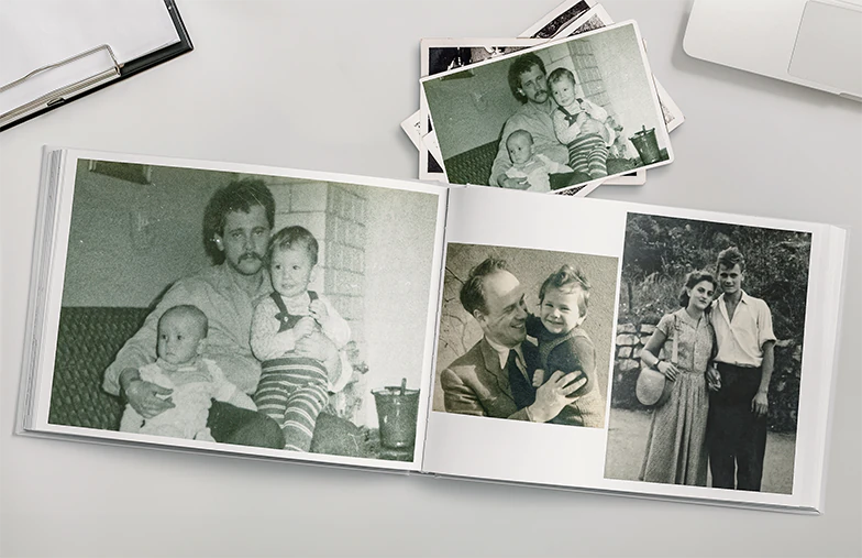 Comment réaliser un livre de photos d'histoire familiale pour grand-père